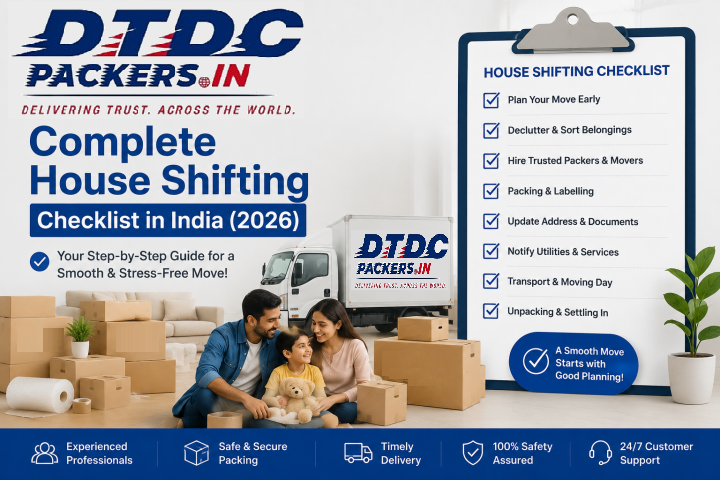 Complete House Shifting Checklist in India